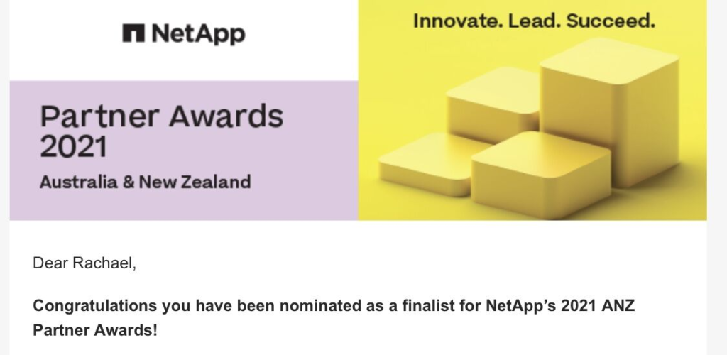 NetApp ANZ Partner Awards 2022